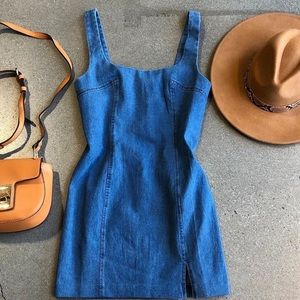 NWT DENIM MINI DRESS